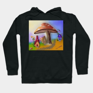 Three Houses in a Row Hoodie